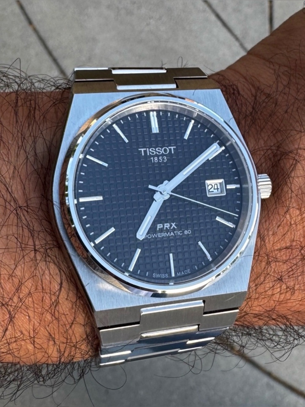 Preowned TISSOT PRX 40MM T137.407.11.051.00 Automatic Movement